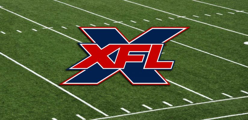 Football Field and XFL Logo