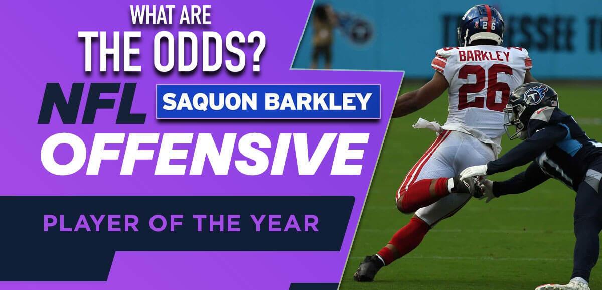 Saquon Barkley's Huge Week 1 Moves Him Up OPOY Odds Boards