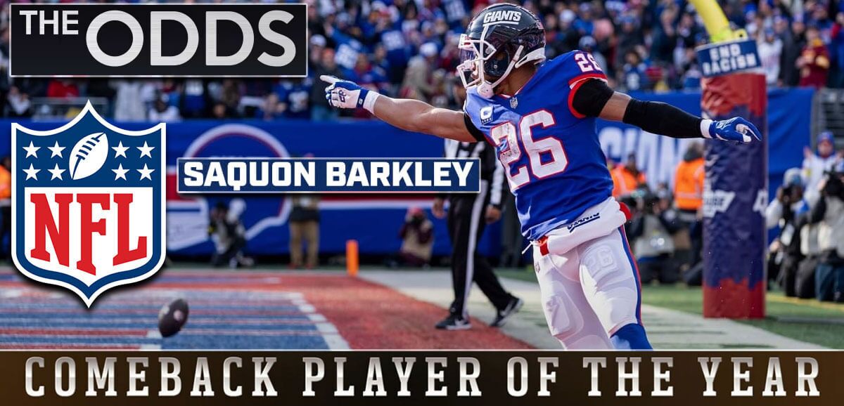 Saquon Barkley owns intriguing Comeback Player of the Year Odds