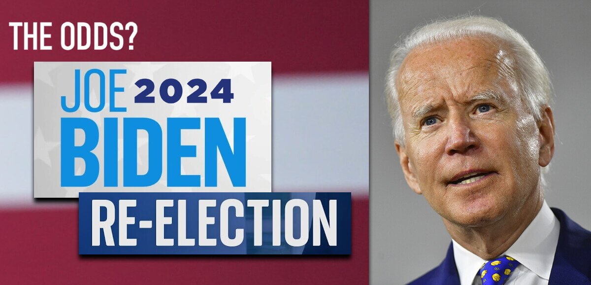 President Biden Announces Reelection Campaign, Odds To Win Shrink