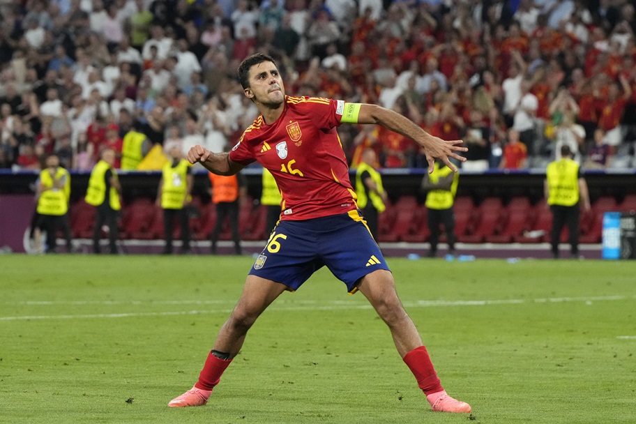 Rodri Makes Major Move in 2024 Ballon d’Or Odds After Euro 2024