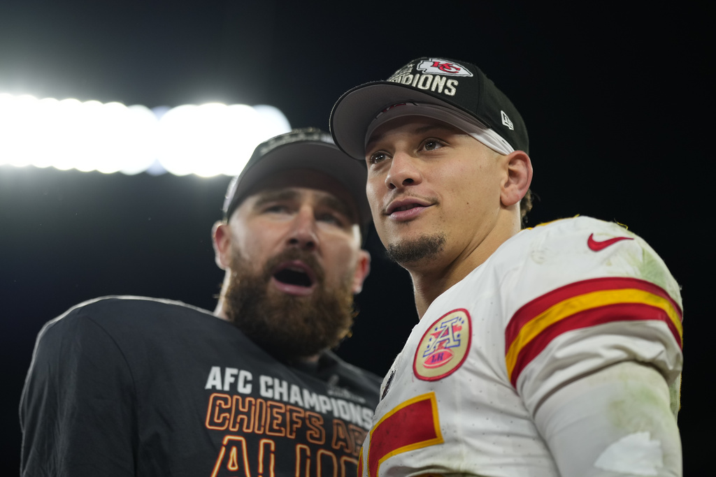 Mahomes and Kelce the most popular NFL players