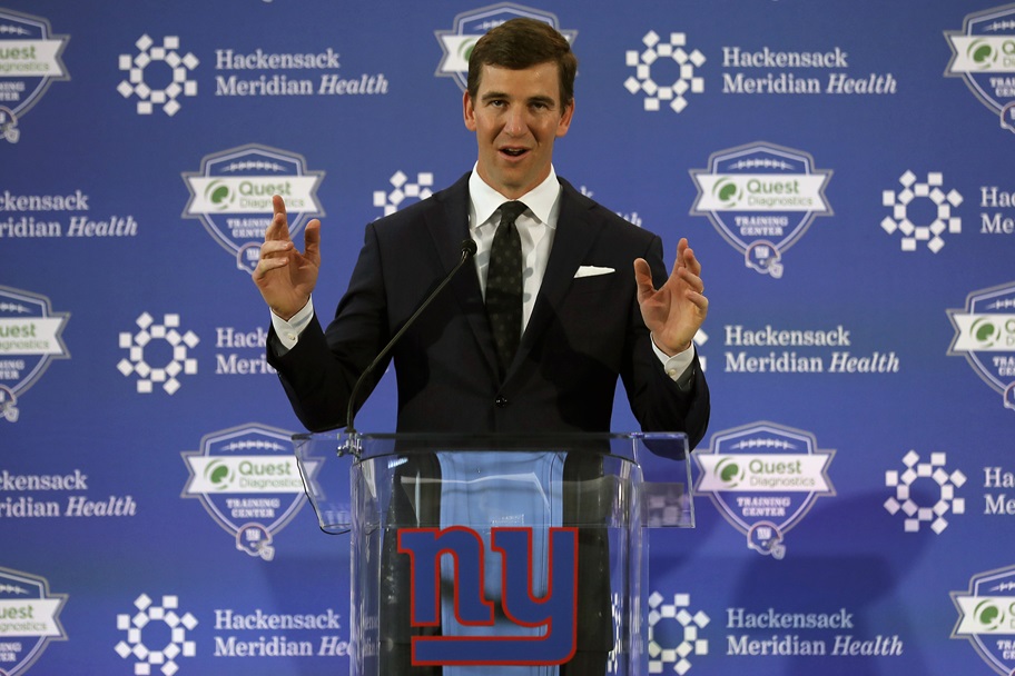 Eli Manning Leads List of First-Time Nominees for the NFL Hall of Fame