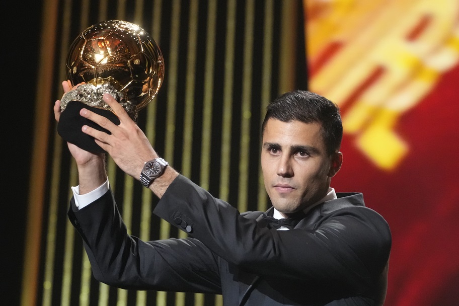 Rodri Wins Ballon d’Or; Real Madrid Boycotts Ceremony as Vini Jr. Snubbed