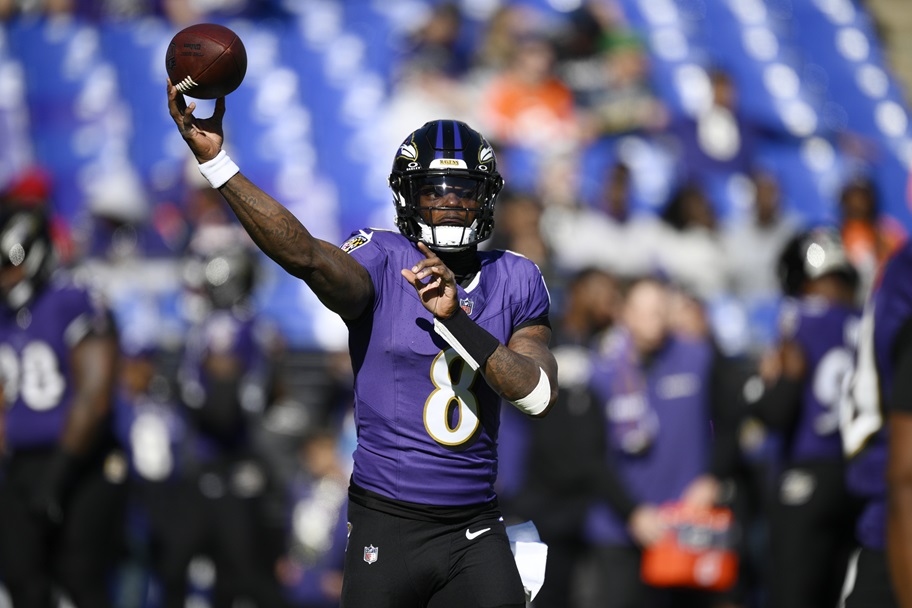 Lamar Jackson Sets NFL Record for Perfect Passer Rating Games