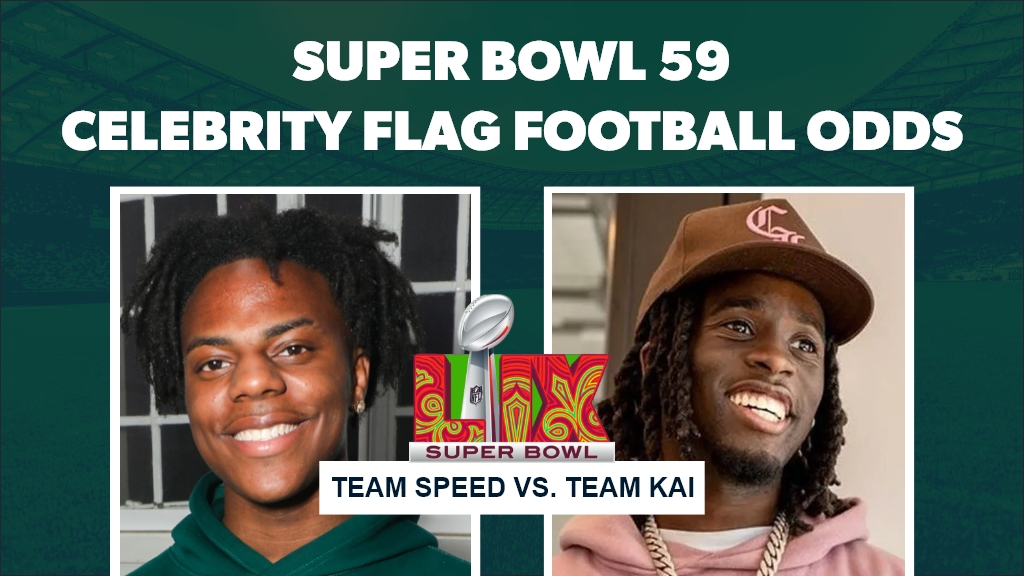 Super Bowl 59 Celebrity Flag Football Odds: Team Speed or Team Kai?